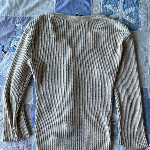 90s 725 Originals Women's Ribbed Knit Cardigan Cottagecore Cozycore Sweater - Picture 4 of 7
